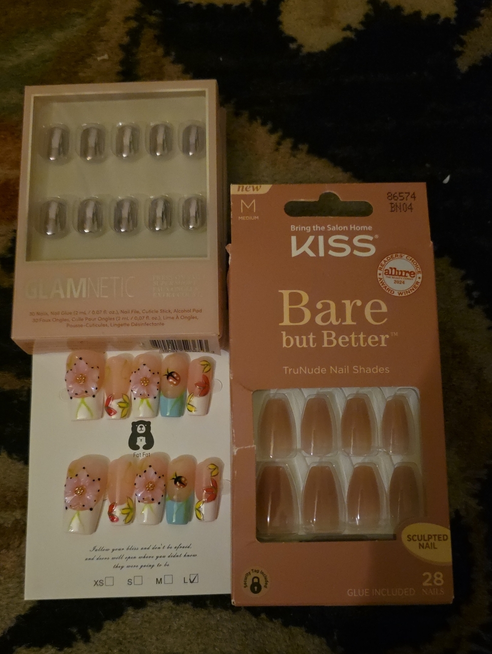 KISS Bare but Better TruNude Glamnetic Lilic Steel Bundle Box Is Damaged